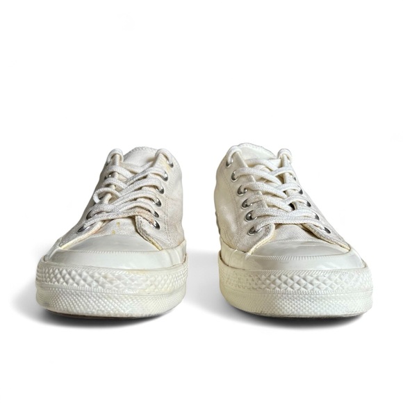 Comme des Garcon CDG Converse Chuck Taylor All-Star Low White Mens 8, Womens 10 - Picture 2 of 12
